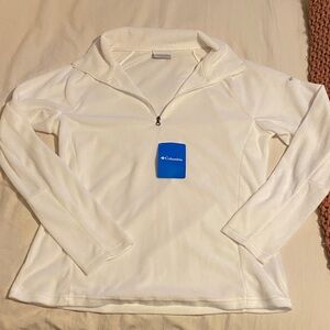 Columbia Women's White Cowl Neck Sweater